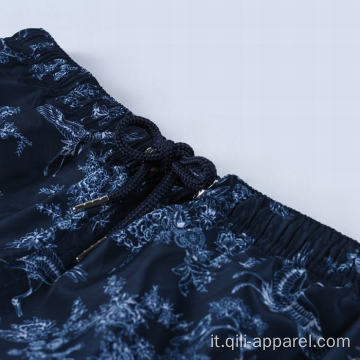 Pantaloncini da uomo in poliestere costumi da bagno da uomo blu